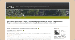 Desktop Screenshot of apcla.net