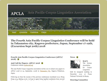 Tablet Screenshot of apcla.net